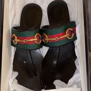 gucci querelle flat sandal size 36.5